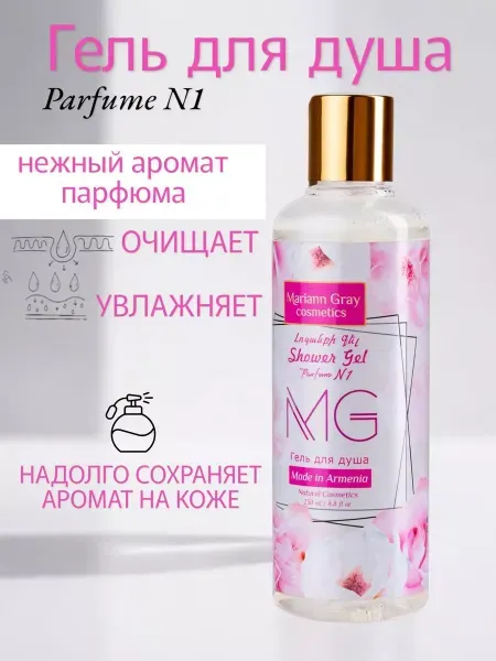 Ցնցուղի գել Parfum պրովիտամին B5-ով 250 մլ